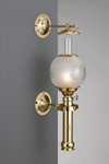 baloon lamp brass oil and electrical