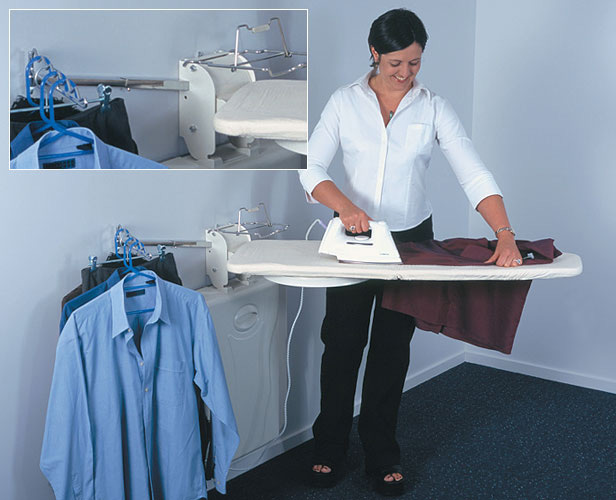 professional ironing board light folding space saving